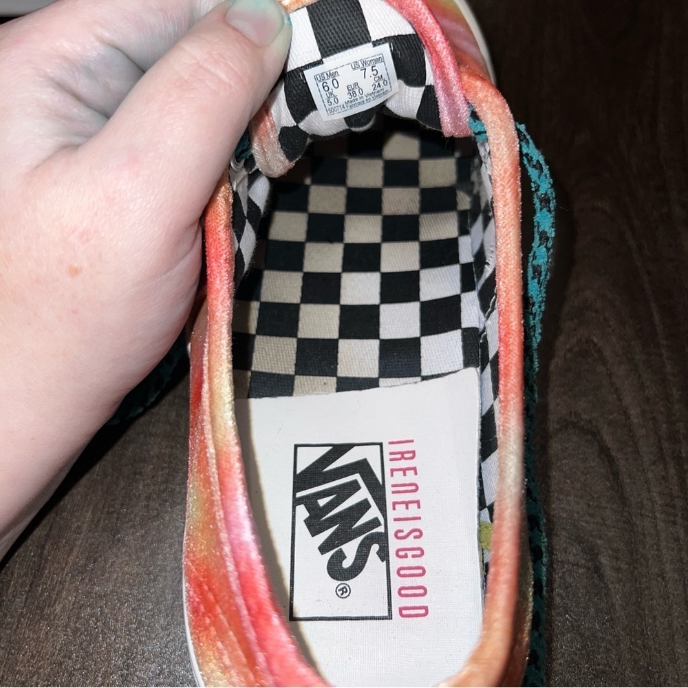 Vans Authentic 44 DX Ireneisgood Multi Color Size US Men’s 6 Womens 7.5 EUC - Picture 6 of 7
